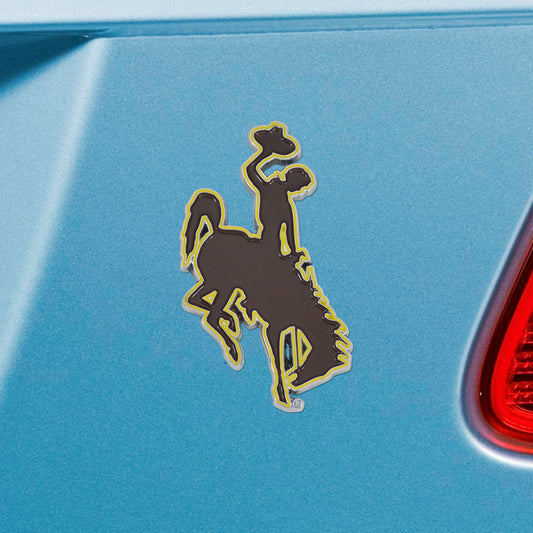 Wyoming Cowboys 3D Color Metal Emblem