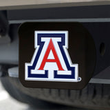 Arizona Wildcats Black Metal Hitch Cover - 3D Color Emblem