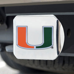 Miami Hurricanes Hitch Cover - 3D Color Emblem