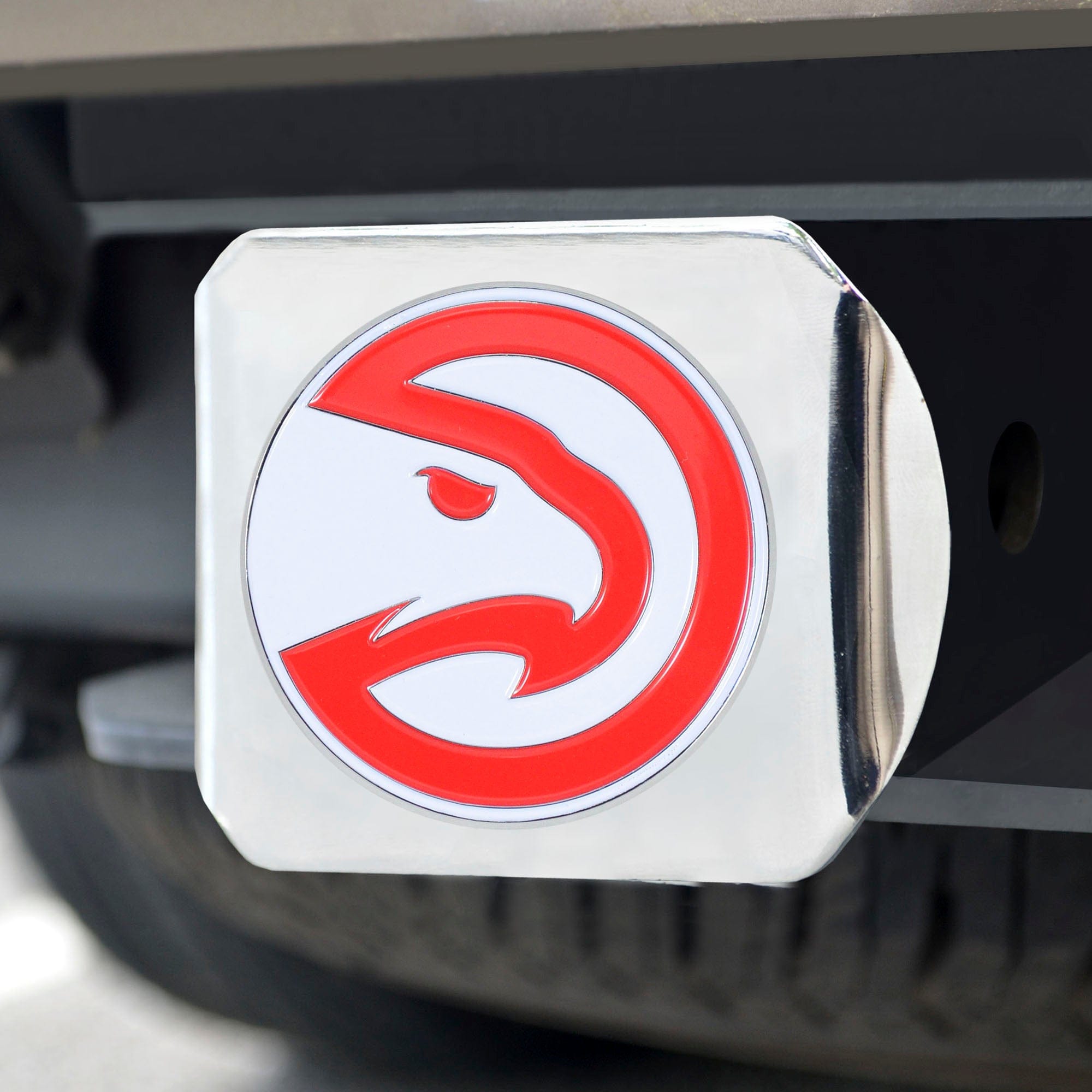 Atlanta Hawks Hitch Cover - 3D Color Emblem - Atlanta Hawks