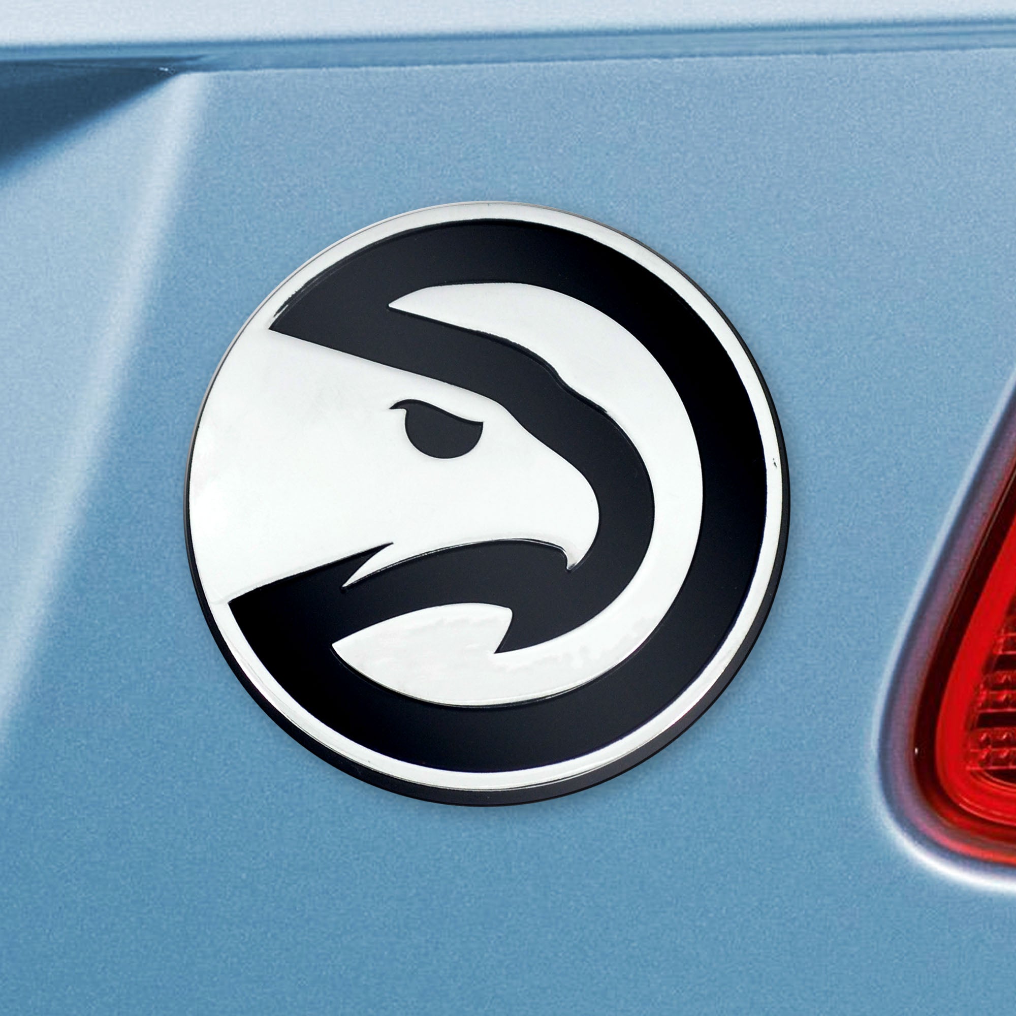 Atlanta Hawks 3D Chrome Metal Emblem