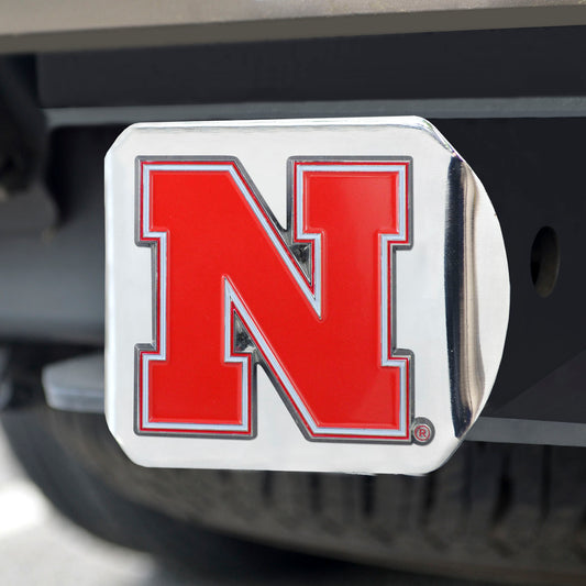 Nebraska Cornhuskers Hitch Cover - 3D Color Emblem - Nebraska