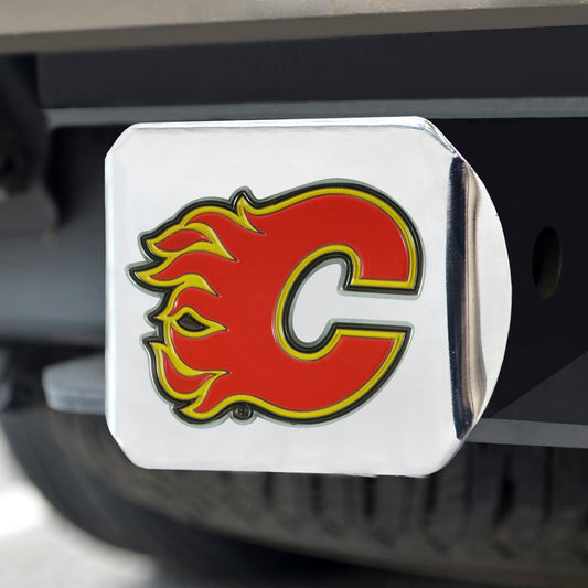 Calgary Flames Hitch Cover - 3D Color Emblem - Calgary Flames