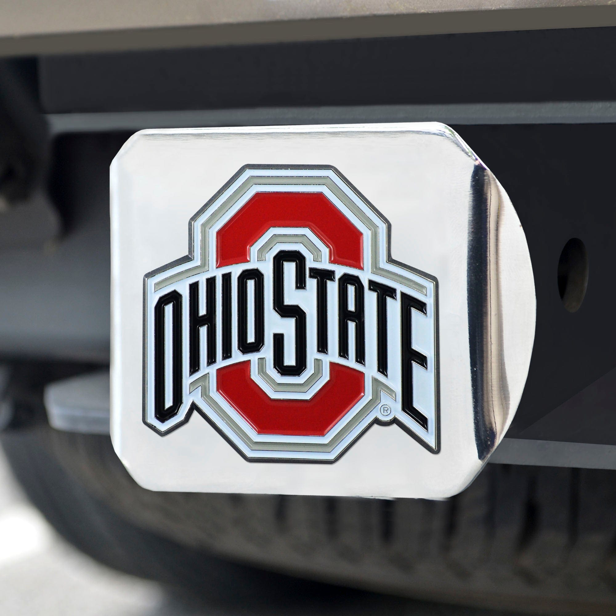 Ohio State Buckeyes Hitch Cover - 3D Color Emblem - Ohio State