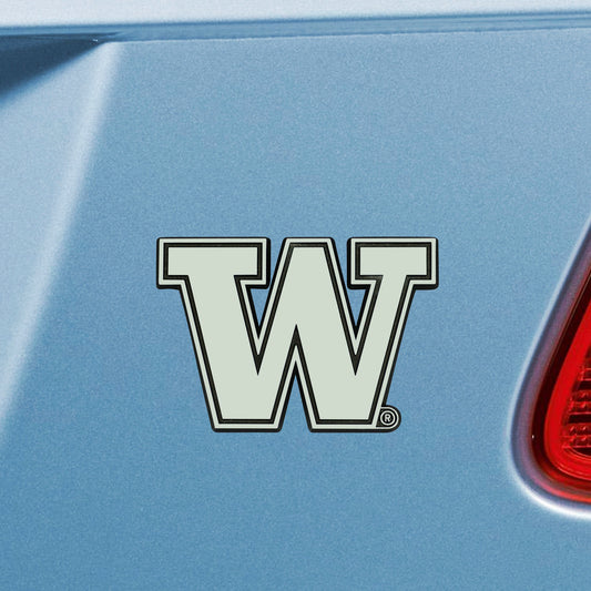 Washington Huskies 3D Chrome Metal Emblem