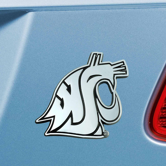 Washington State Cougars 3D Chrome Metal Emblem