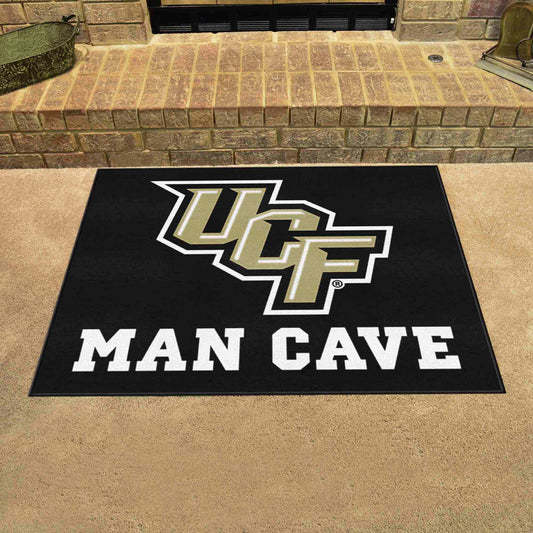 Central Florida Knights Man Cave All-Star Rug - 34 in. x 42.5 in. - Central Florida