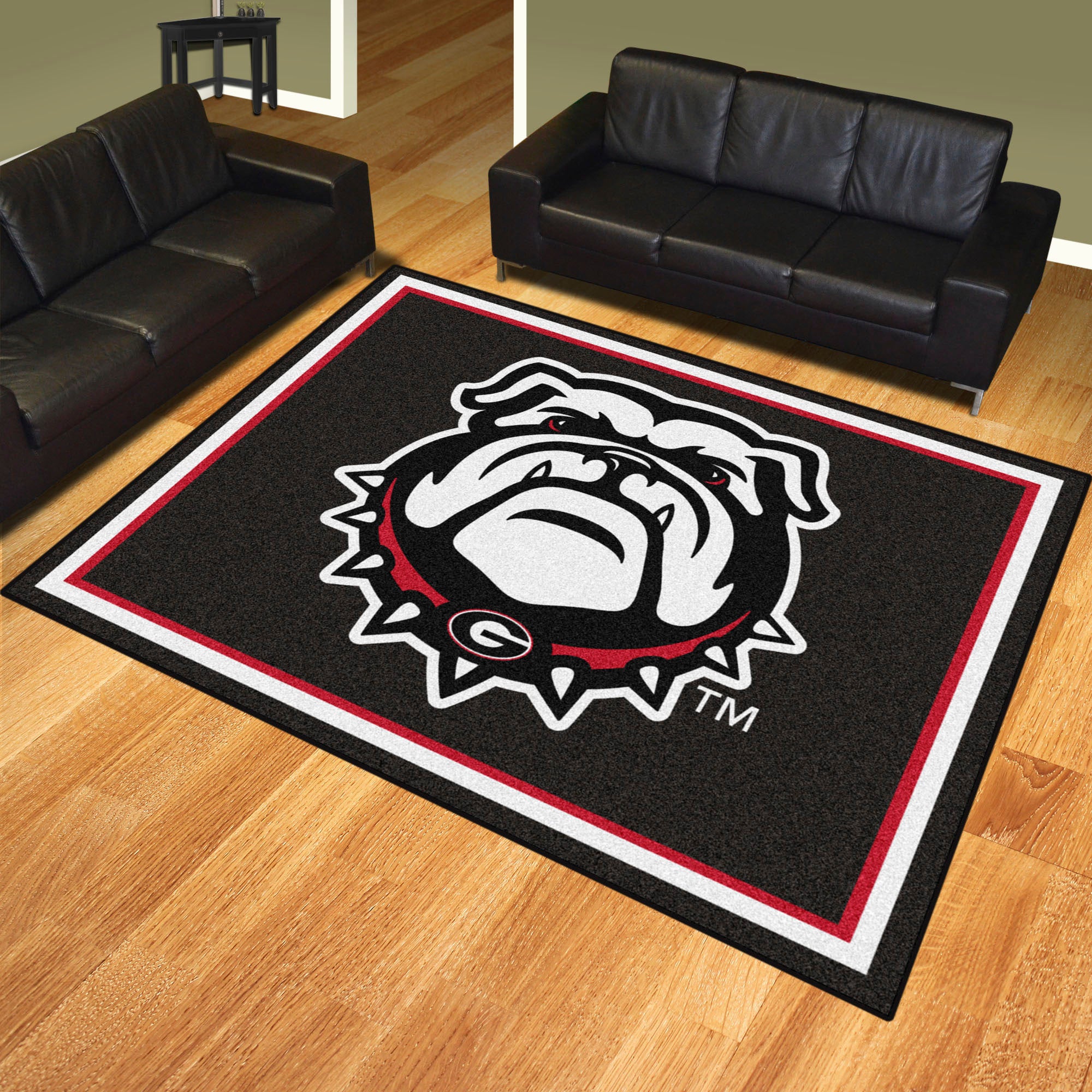 Georgia Bulldogs 8ft. x 10 ft. Plush Area Rug