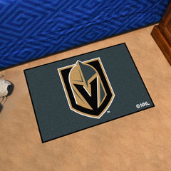 Vegas Golden Knights Starter Mat Accent Rug - 19in. x 30in.