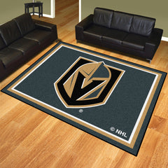 Vegas Golden Knights 8ft. x 10 ft. Plush Area Rug