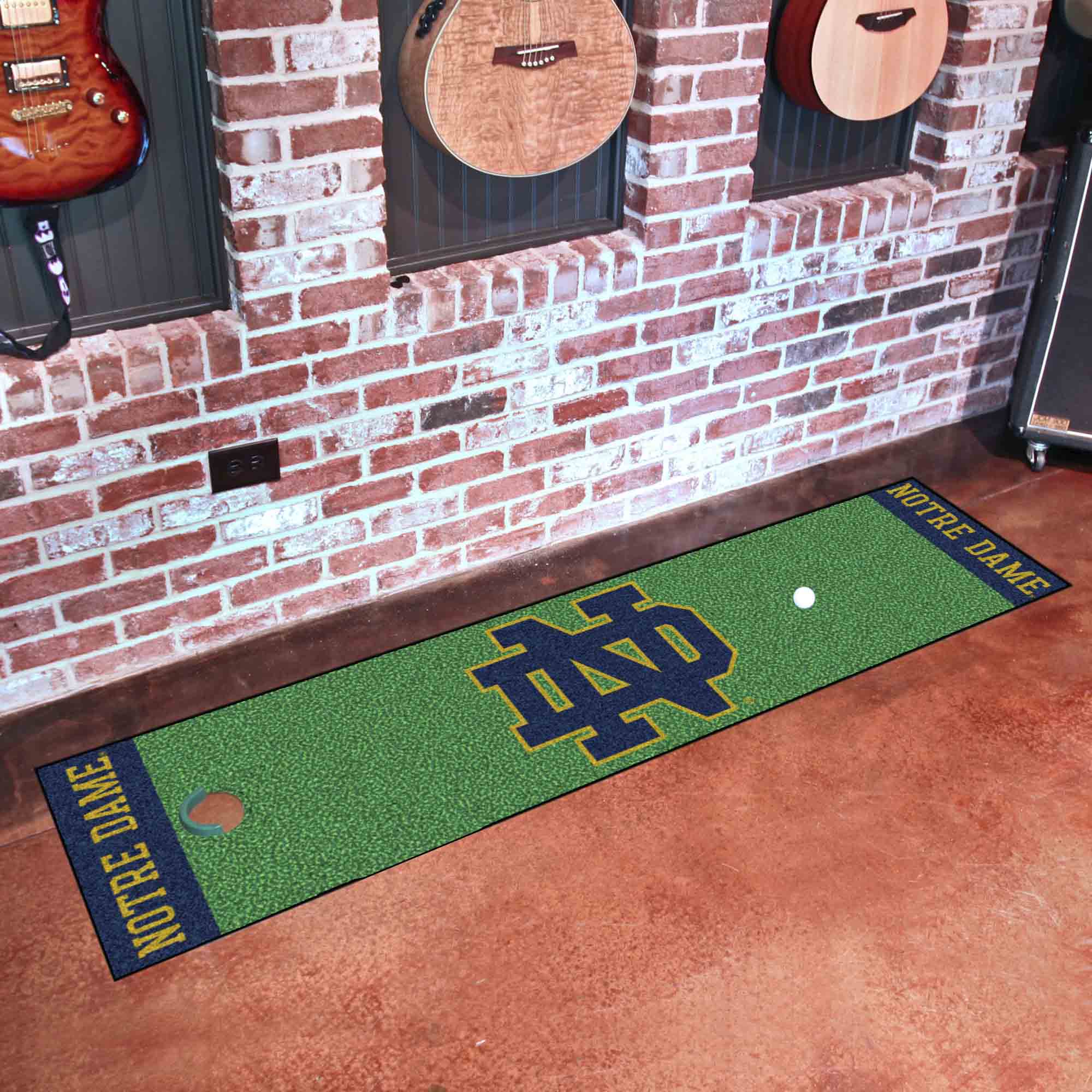 Notre Dame Fighting Irish Putting Green Mat - 1.5ft. x 6ft.