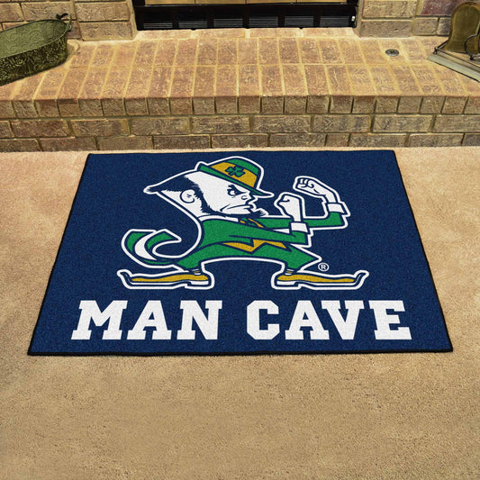 Notre Dame Fighting Irish Man Cave All-Star Rug - 34 in. x 42.5 in., Leprechaun