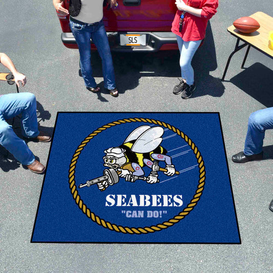 U.S. Navy - SEABEES Tailgater Rug - 5ft. x 6ft.