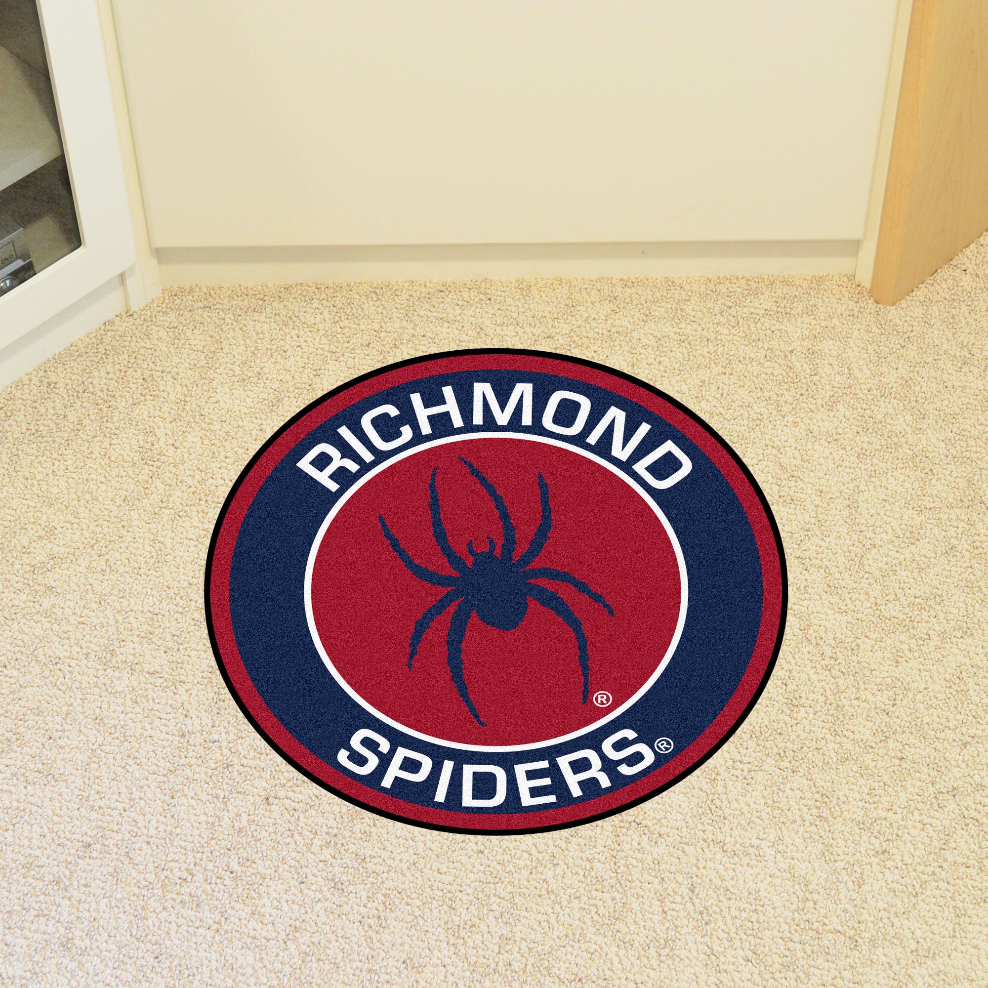 Richmond Spiders Roundel Rug - 27in. Diameter