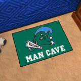 Tulane Green Wave Man Cave Starter Mat Accent Rug - 19in. x 30in.