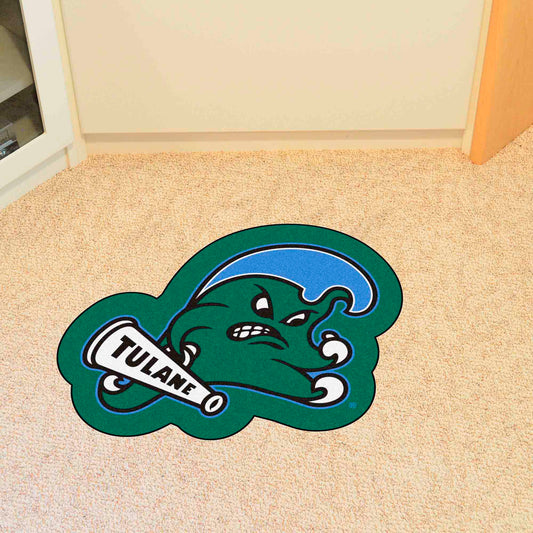 Tulane Green Wave Mascot Rug