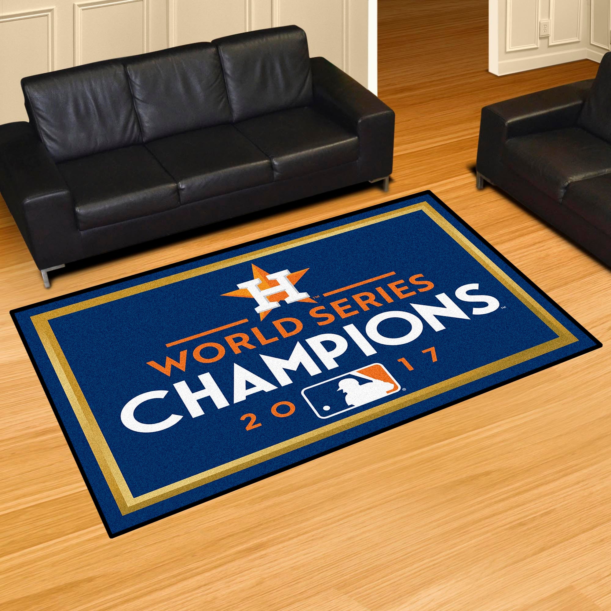 Houston Astros 2017 MLB World Series Champions 5ft. x 8 ft. Plush Area Rug