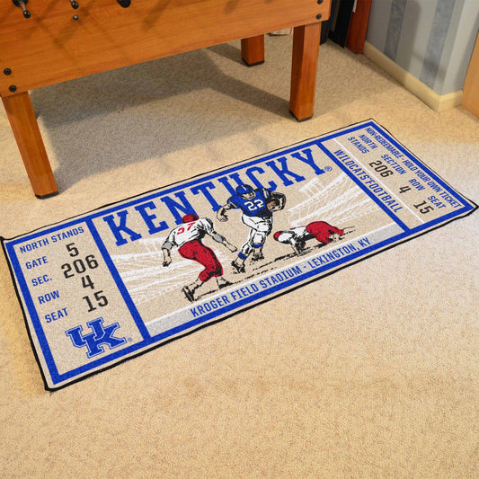 Kentucky Wildcats Ticket Runner Rug - 30in. x 72in.