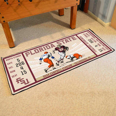 Florida State Seminoles Ticket Runner Rug - 30in. x 72in. - Florida State