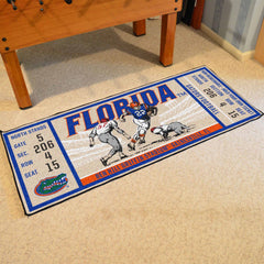 Florida Gators Ticket Runner Rug - 30in. x 72in.