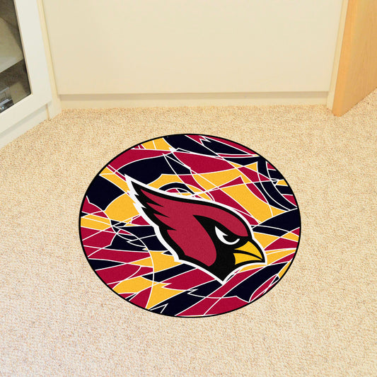 Arizona Cardinals Roundel Rug - 27in. Diameter XFIT Design