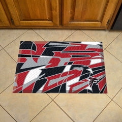 Atlanta Falcons Rubber Scraper Door Mat XFIT Design - Atlanta Falcons