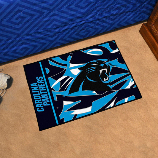 Carolina Panthers Starter Mat XFIT Design - 19in x 30in Accent Rug - Carolina Panthers