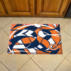 Chicago Bears Rubber Scraper Door Mat XFIT Design - Chicago Bears