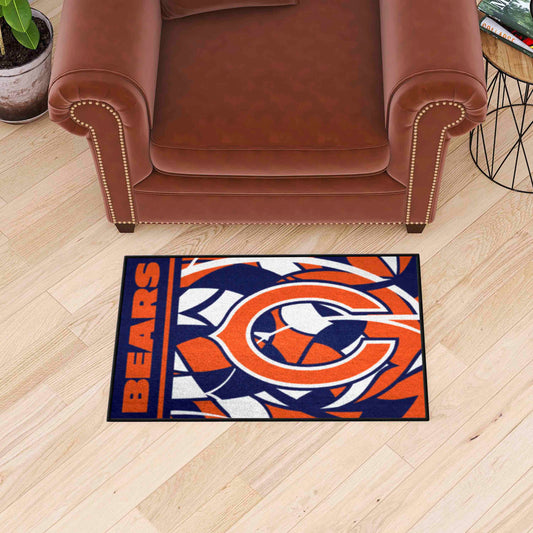 Chicago Bears Starter Mat XFIT Design - 19in x 30in Accent Rug