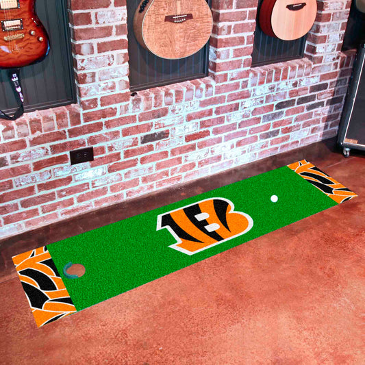 Cincinnati Bengals Putting Green Mat - 1.5ft. x 6ft.