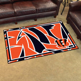 Cincinnati Bengals 4ft. x 6ft. Plush Area Rug XFIT Design