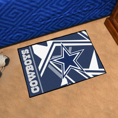 Dallas Cowboys Starter Mat XFIT Design - 19in x 30in Accent Rug - Dallas Cowboys