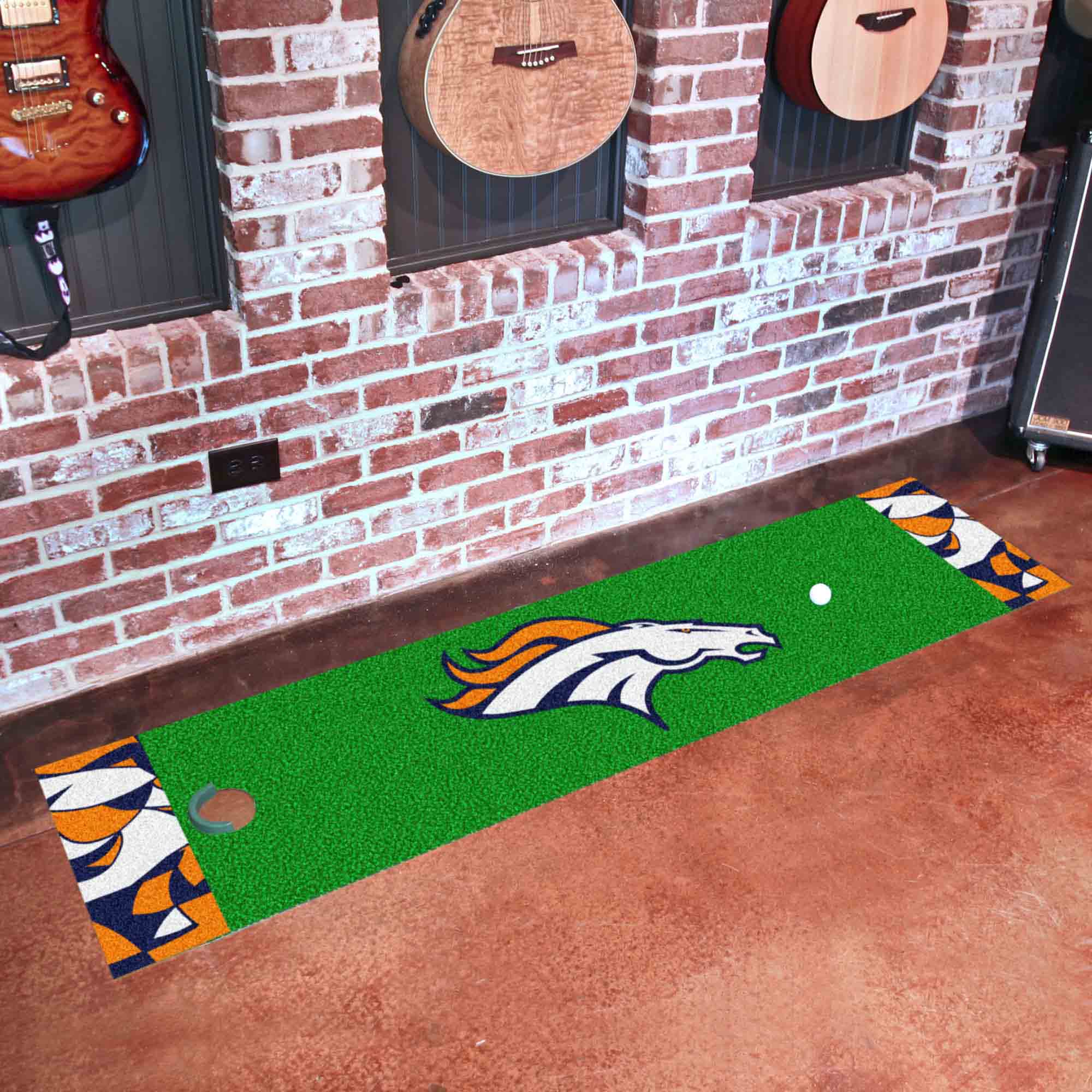 Denver Broncos Putting Green Mat - 1.5ft. x 6ft.