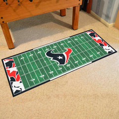 Houston Texans Football Field Runner Mat - 30in. x 72in. XFIT Design - Houston Texans