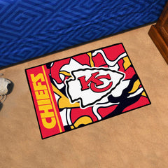 Kansas City Chiefs Starter Mat XFIT Design - 19in x 30in Accent Rug