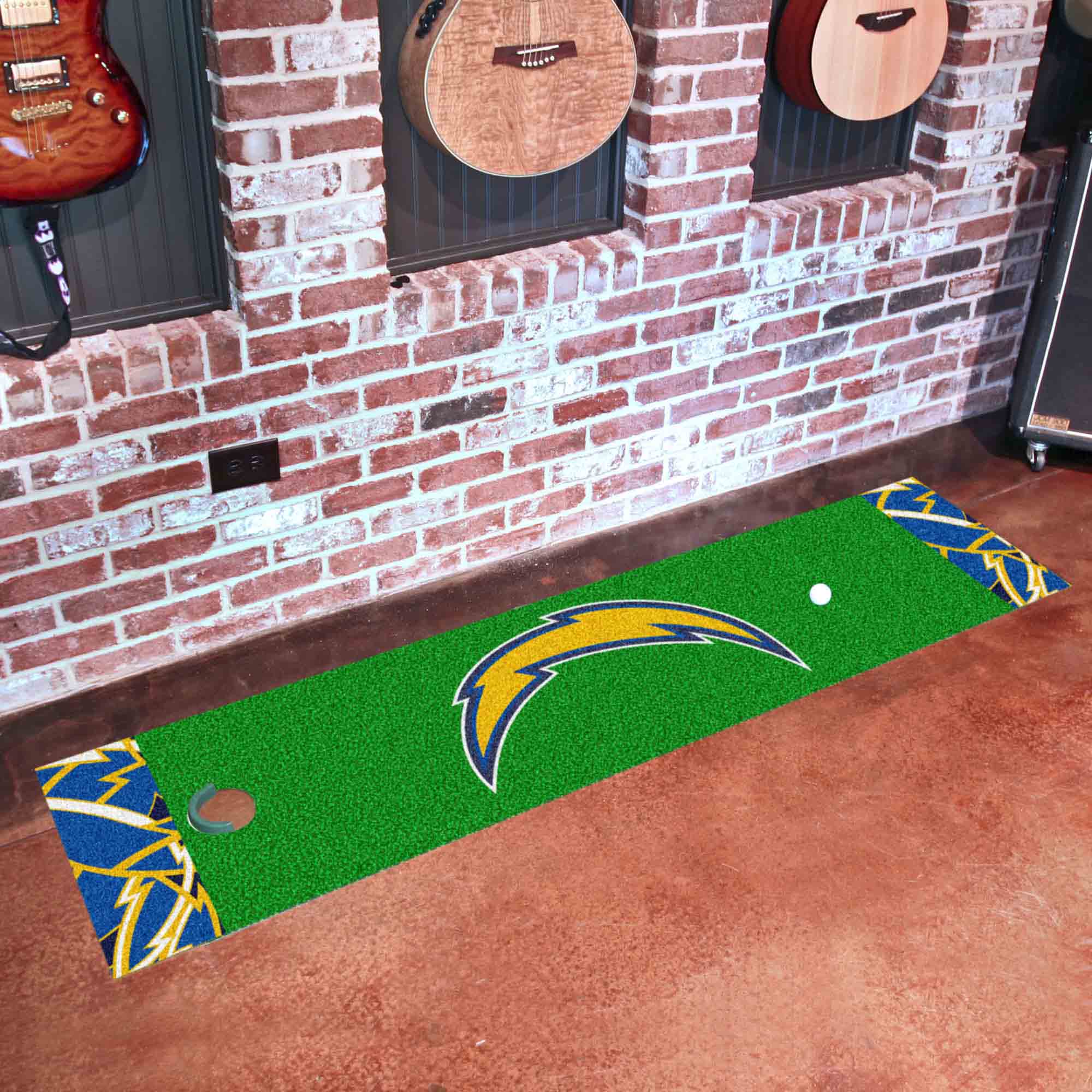 Los Angeles Chargers Putting Green Mat - 1.5ft. x 6ft.