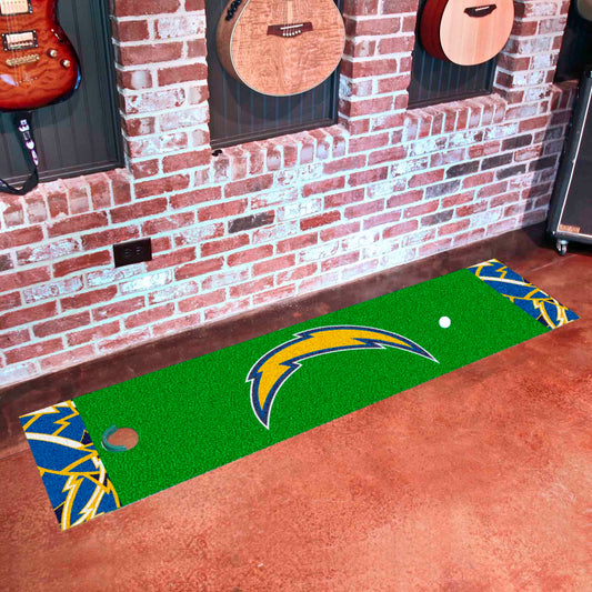 Los Angeles Chargers Putting Green Mat - 1.5ft. x 6ft.