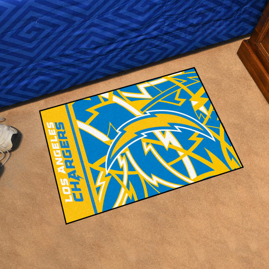 Los Angeles Chargers Starter Mat XFIT Design - 19in x 30in Accent Rug