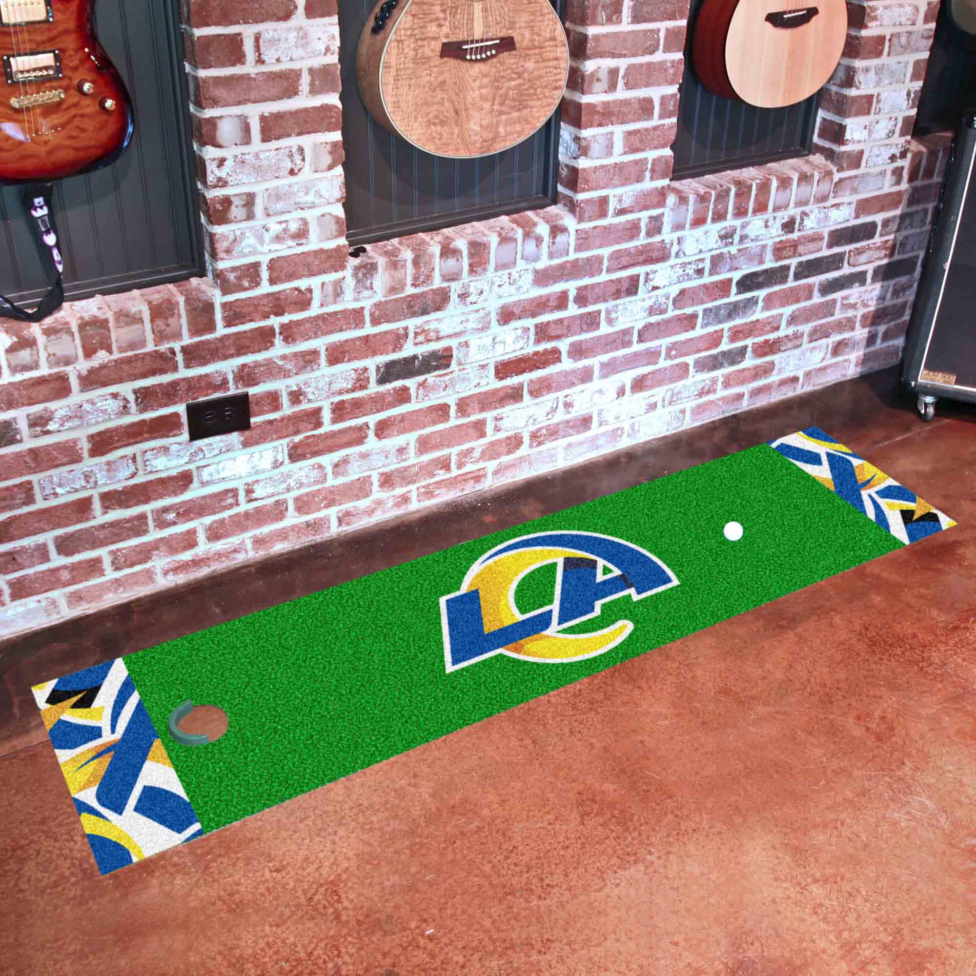 Los Angeles Rams Putting Green Mat - 1.5ft. x 6ft.