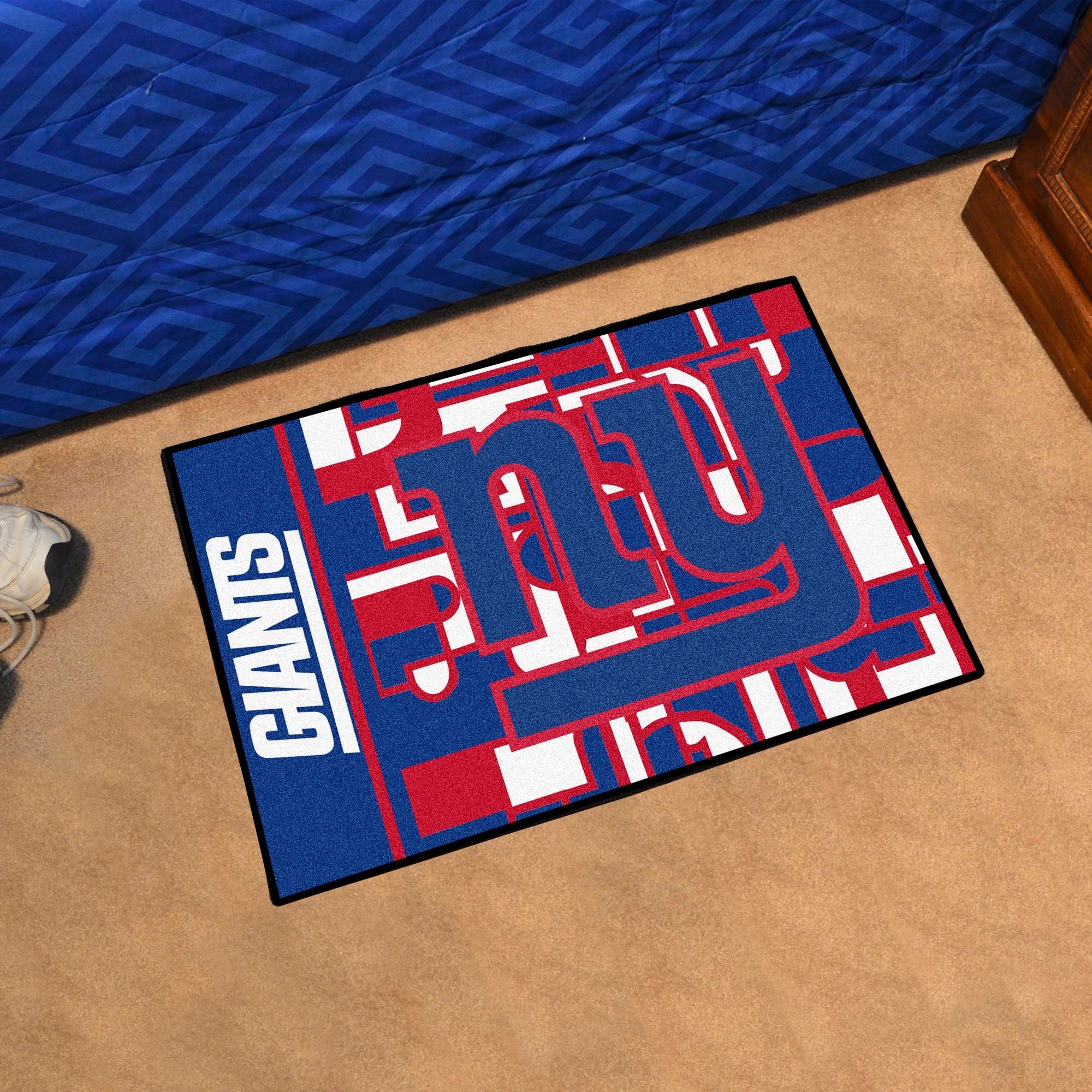 New York Giants Starter Mat XFIT Design - 19in x 30in Accent Rug