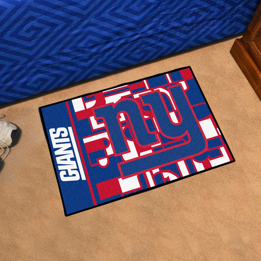 New York Giants Starter Mat XFIT Design - 19in x 30in Accent Rug - New York Giants