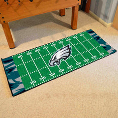 Philadelphia Eagles Football Field Runner Mat - 30in. x 72in. XFIT Design