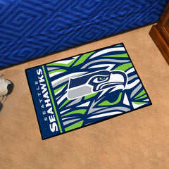 Seattle Seahawks Starter Mat XFIT Design - 19in x 30in Accent Rug