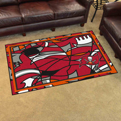 Tampa Bay Buccaneers 4ft. x 6ft. Plush Area Rug XFIT Design