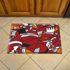 Tampa Bay Buccaneers Rubber Scraper Door Mat XFIT Design