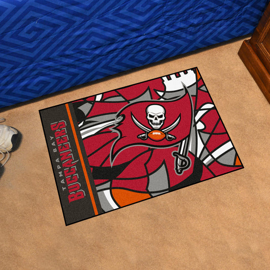 Tampa Bay Buccaneers Starter Mat XFIT Design - 19in x 30in Accent Rug