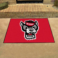 NC State Wolfpack All-Star Rug - 34 in. x 42.5 in., Wolf Logo