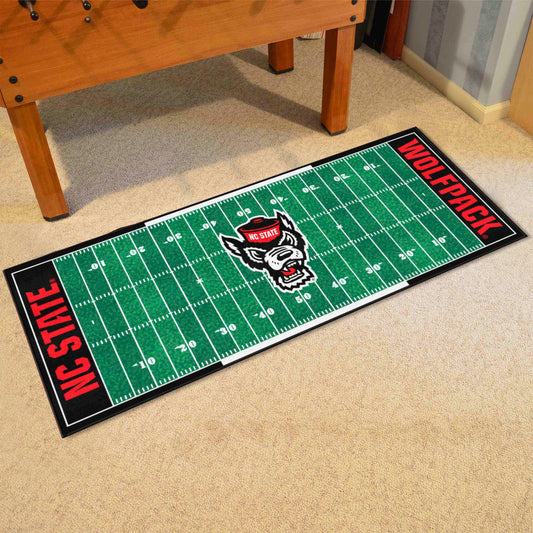 NC State Wolfpack Field Runner Mat - 30in. x 72in., NCS Logo - NC State