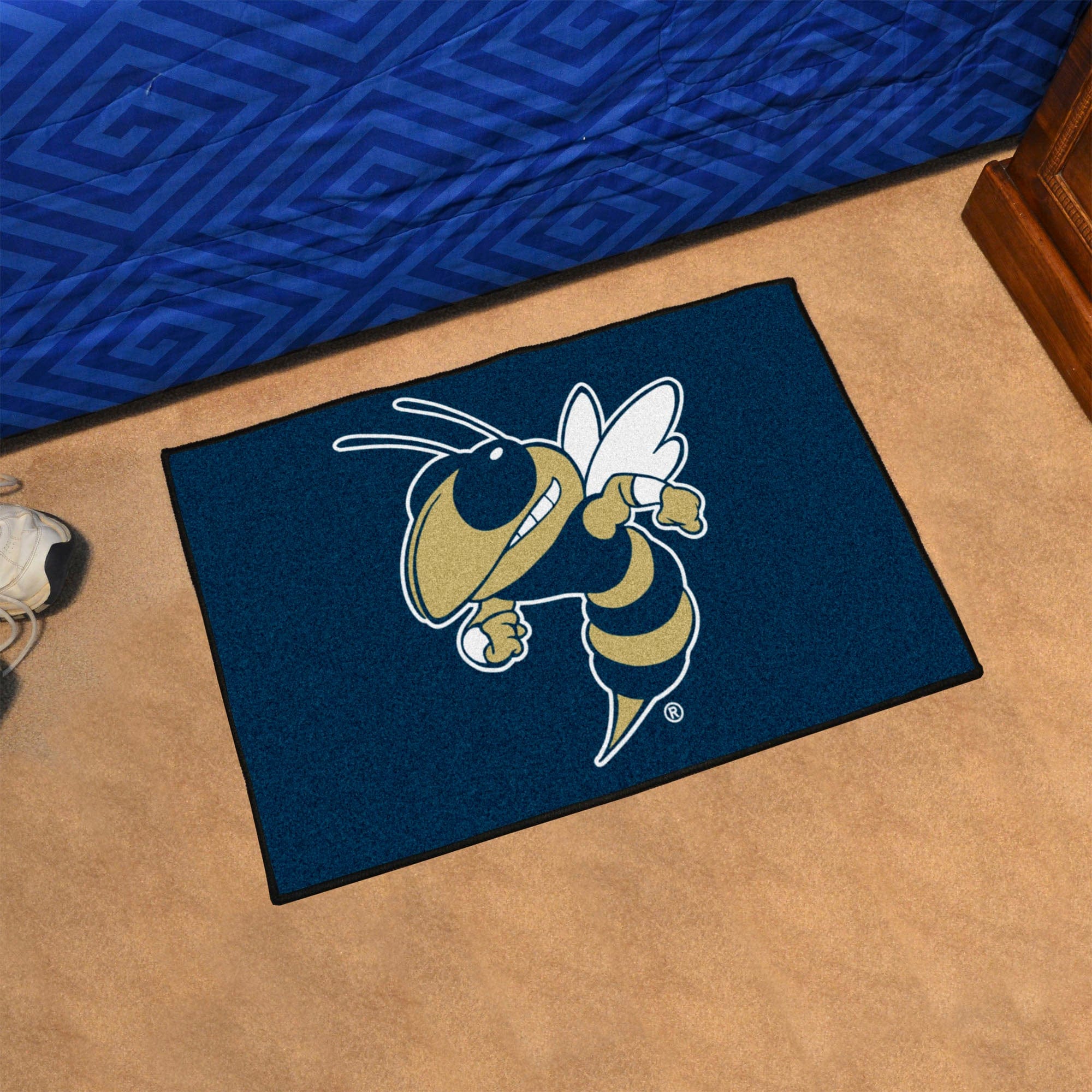 Georgia Tech Yellow Jackets Starter Mat Accent Rug - 19in. x 30in., Buzz - Georgia Tech