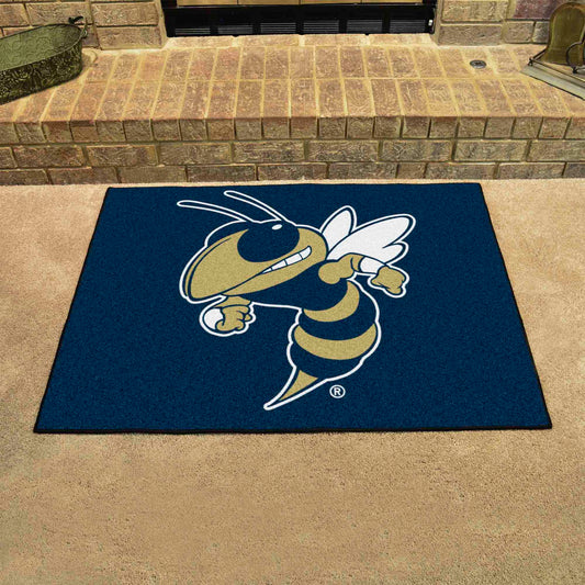 Georgia Tech Yellow Jackets All-Star Rug - 34 in. x 42.5 in., Buzz